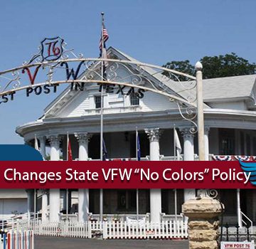 Texas Bikers Stop VFW’s No MC Colors Policy