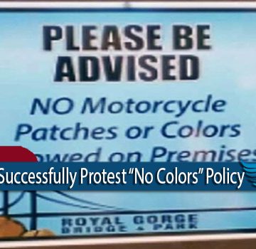 Big Win – MC’s Stop ‘No Motorcycle Colors’ Policy in Colorado