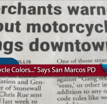 Police in Texas Pressuring Bars to Ban “Motorcycle Colors”